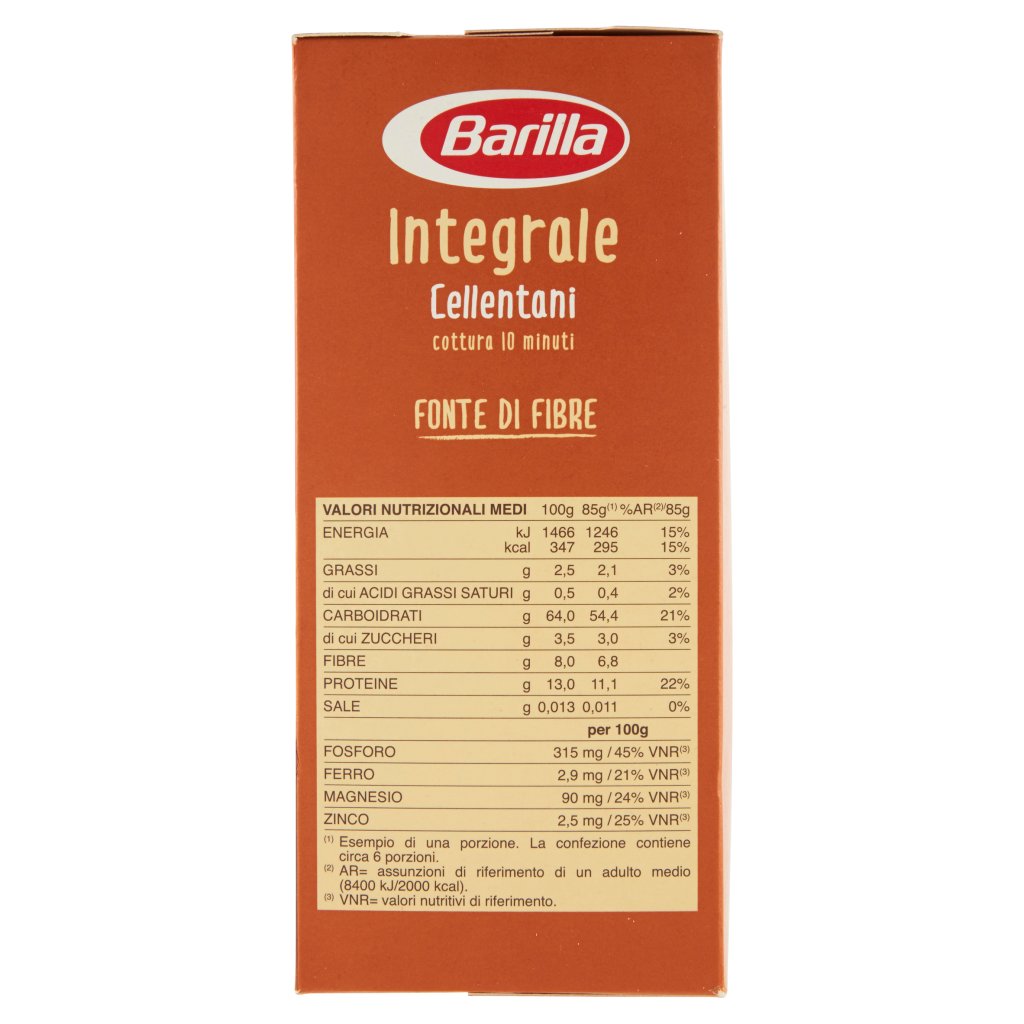 Barilla Pasta di Semola 100% Italiana Integrale