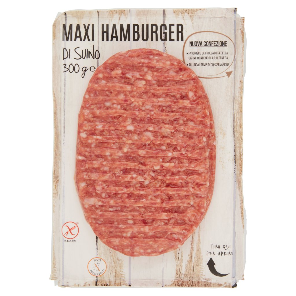 Maxi Hamburger di Suino