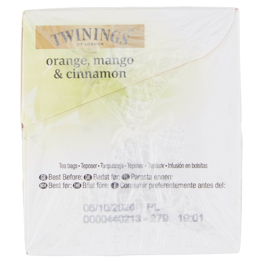 Twinings Infuso Aromatizzato Orange, Mango & Cinnamon 20 x 2 g