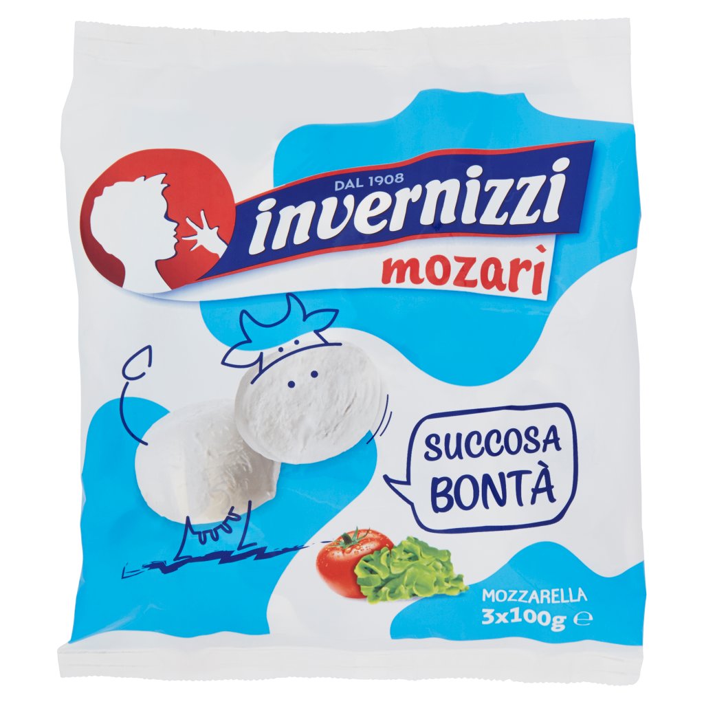 Invernizzi Mozarì Mozzarella 3 x 100 g