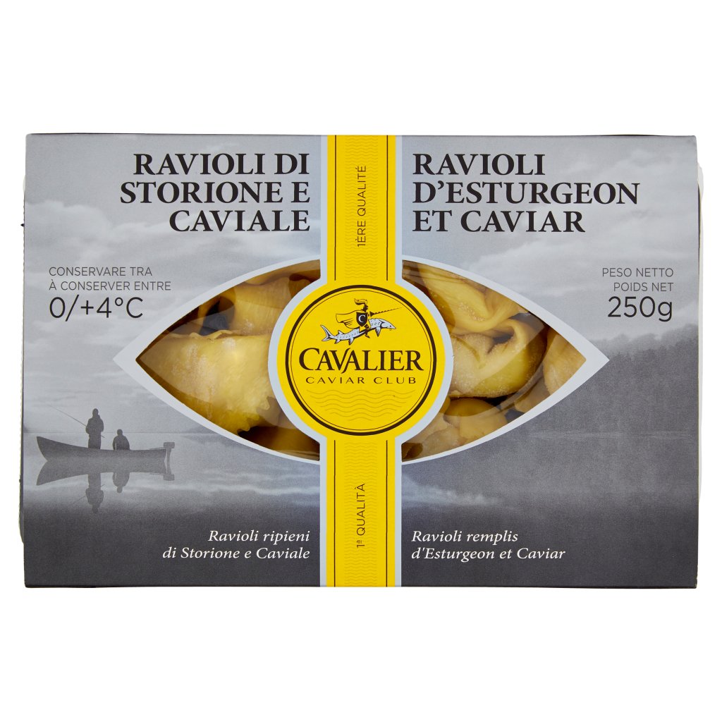 Cavalier Caviar Club 1ᵃ Qualità Ravioli di Storione e Caviale