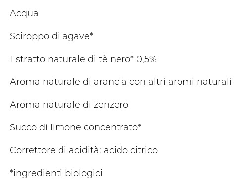 Il Melograno Bio&veg Tè Nero Arancia Zenzero Biologico