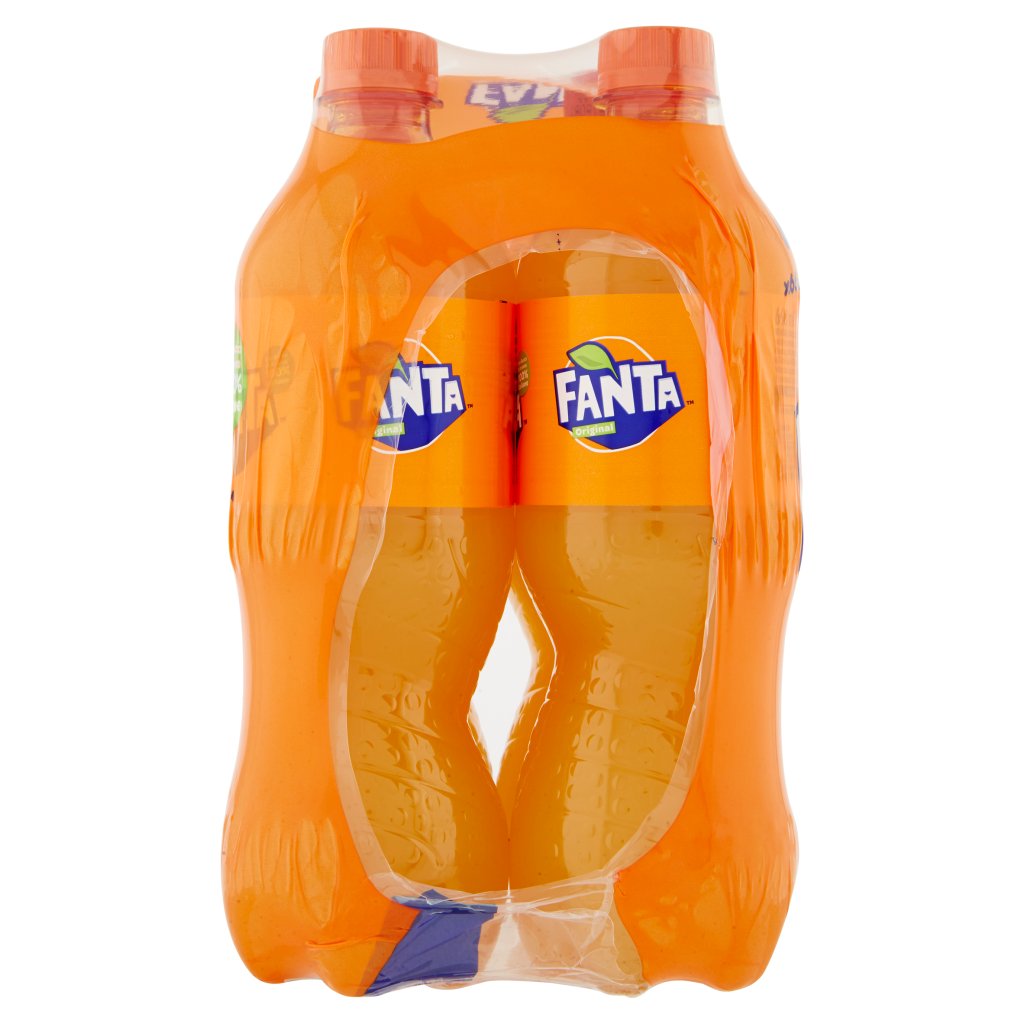 Fanta Orange Original Bottiglia di Plastica 660ml X4