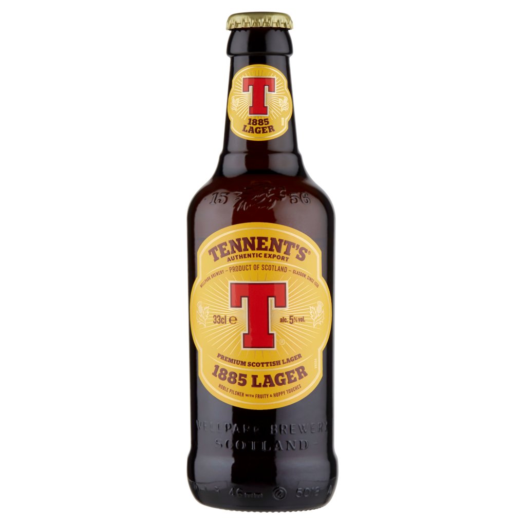 Tennent's Tennent's 1885 Birra Premium Scottish Lager Bottiglia