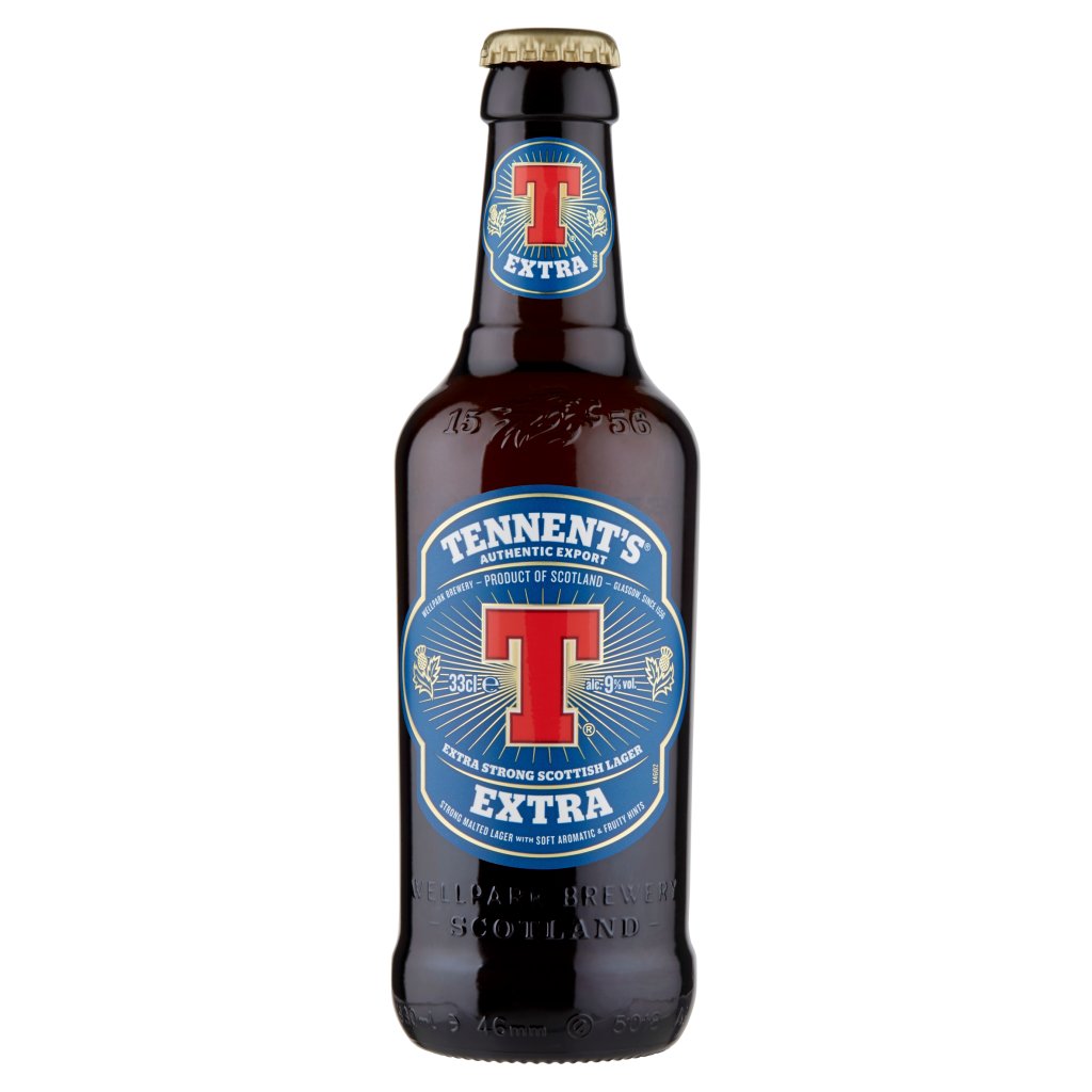 Tennent's Tennent's Extra Birra Strong Scottish Lager Bottiglia