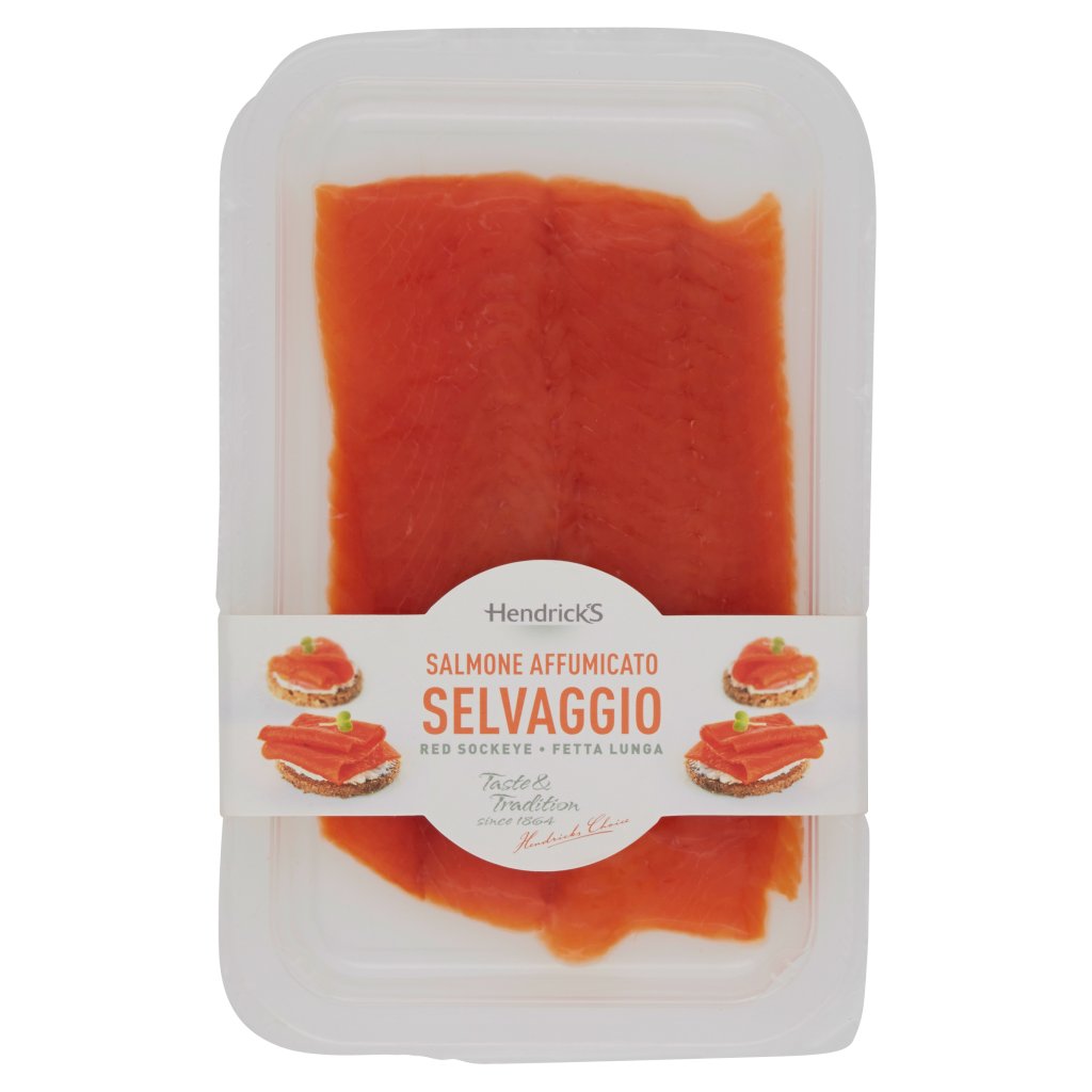 Hendrick's Salmone Affumicato Selvaggio Fetta Lunga 0,100 Kg