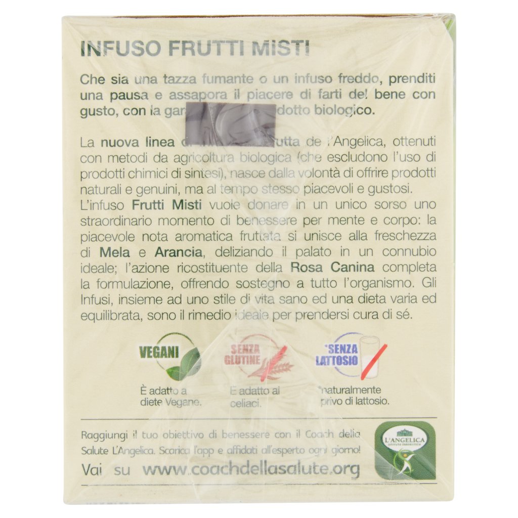 L'angelica Nutraceutica gli Infusi Frutti Misti 20 Filtri
