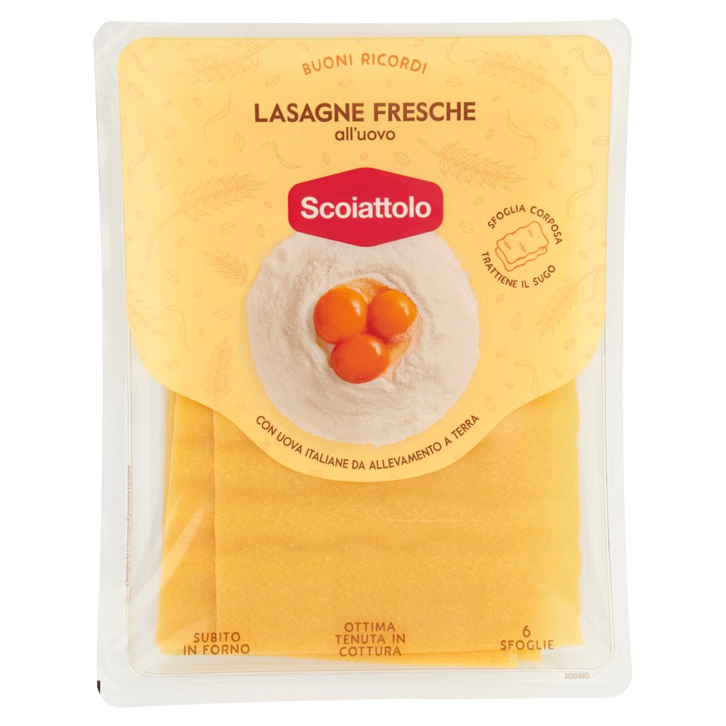Scoiattolo Lasagne Fresche all'Uovo