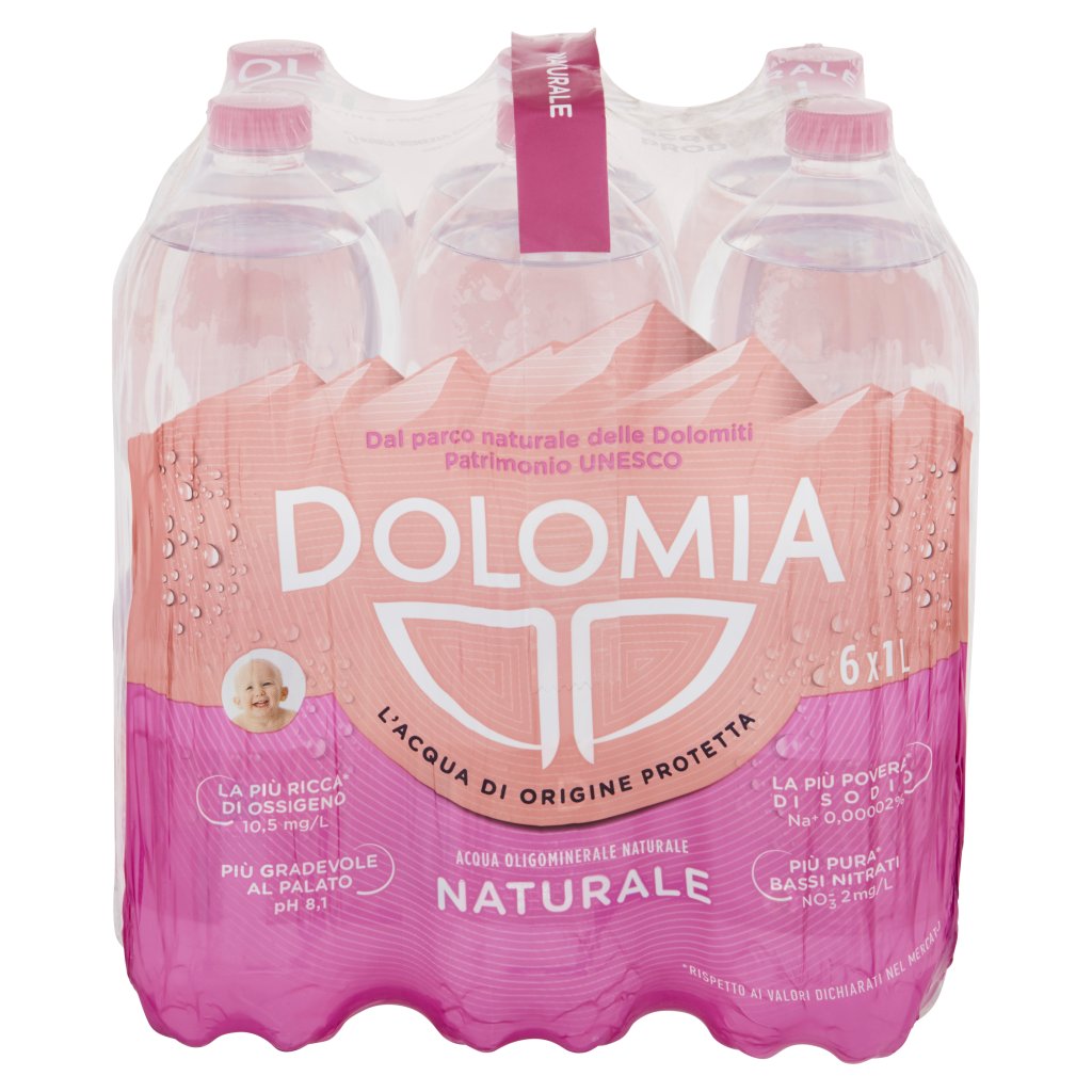 Dolomia Acqua Oligominerale 1l x 6 Bt Premium Naturale