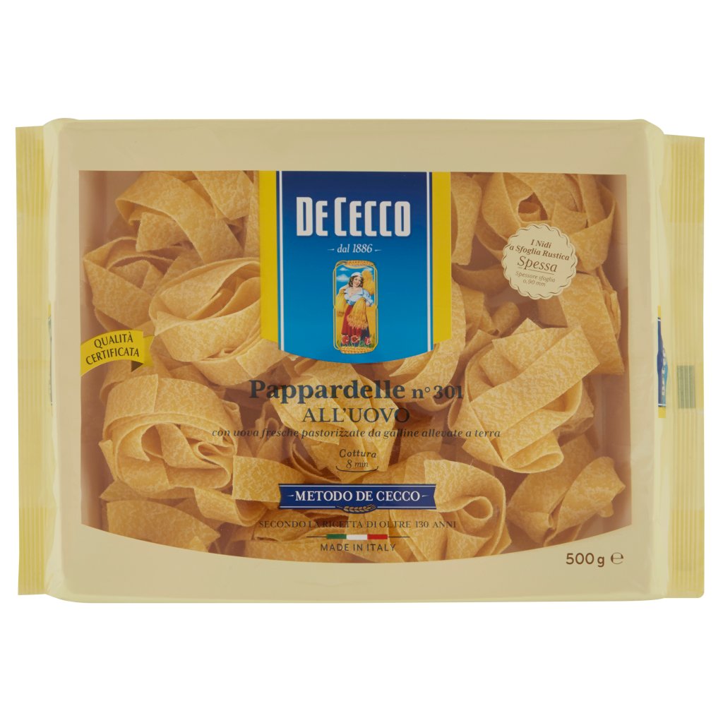 De Cecco Pappardelle N° 301 all'Uovo Everli