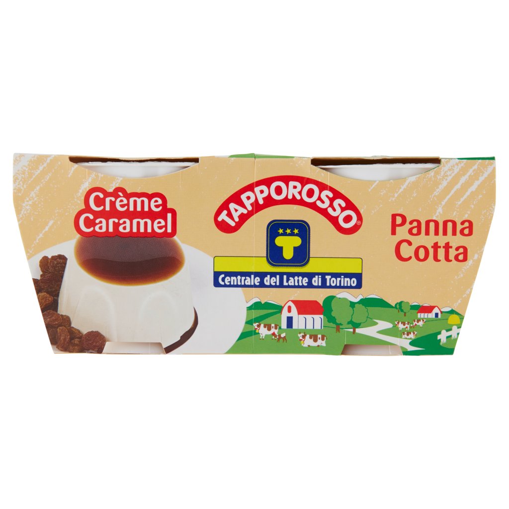 Centrale del Latte di Torino Tapporosso Panna Cotta Crème Caramel 2 x 100 g