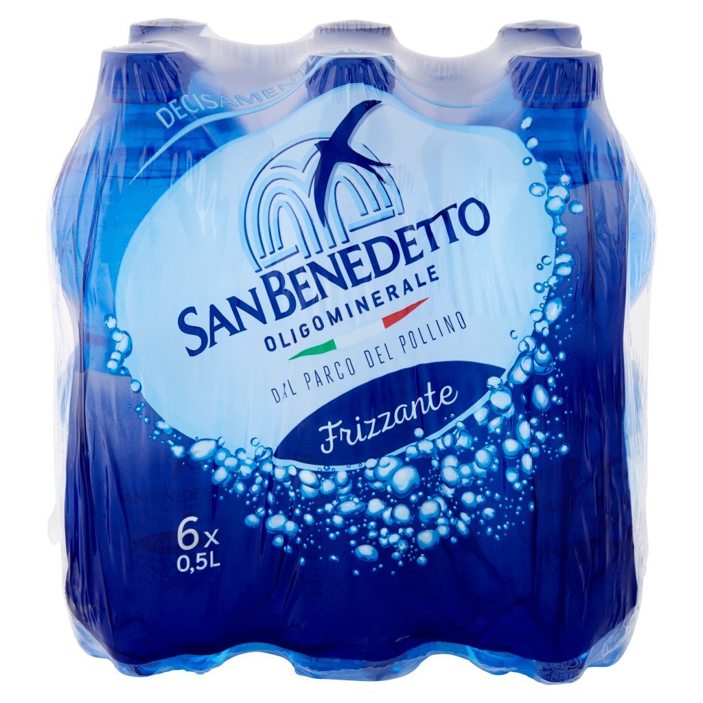 San Benedetto Acqua Minerale dal Parco del Pollino Frizzante 6 x 0,5 l