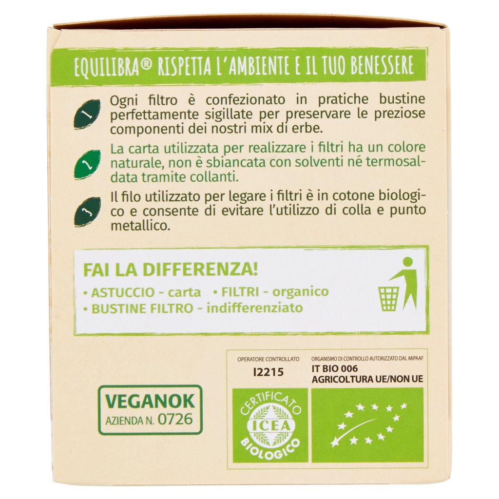 Equilibra Ventre Piatto Bio 20 x 1,6 g