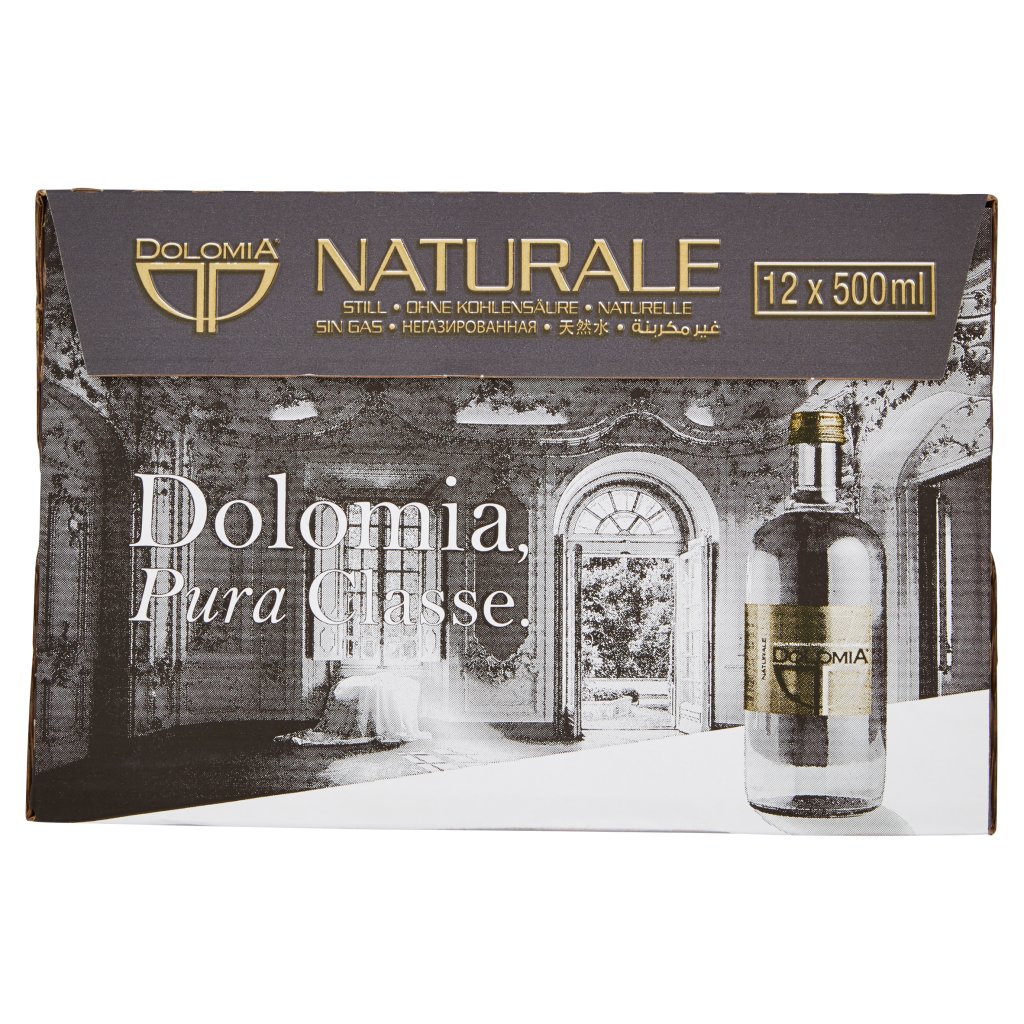 Dolomia Acqua Oligominerale 0,5l x 12 Bt Vap Exclusive Naturale