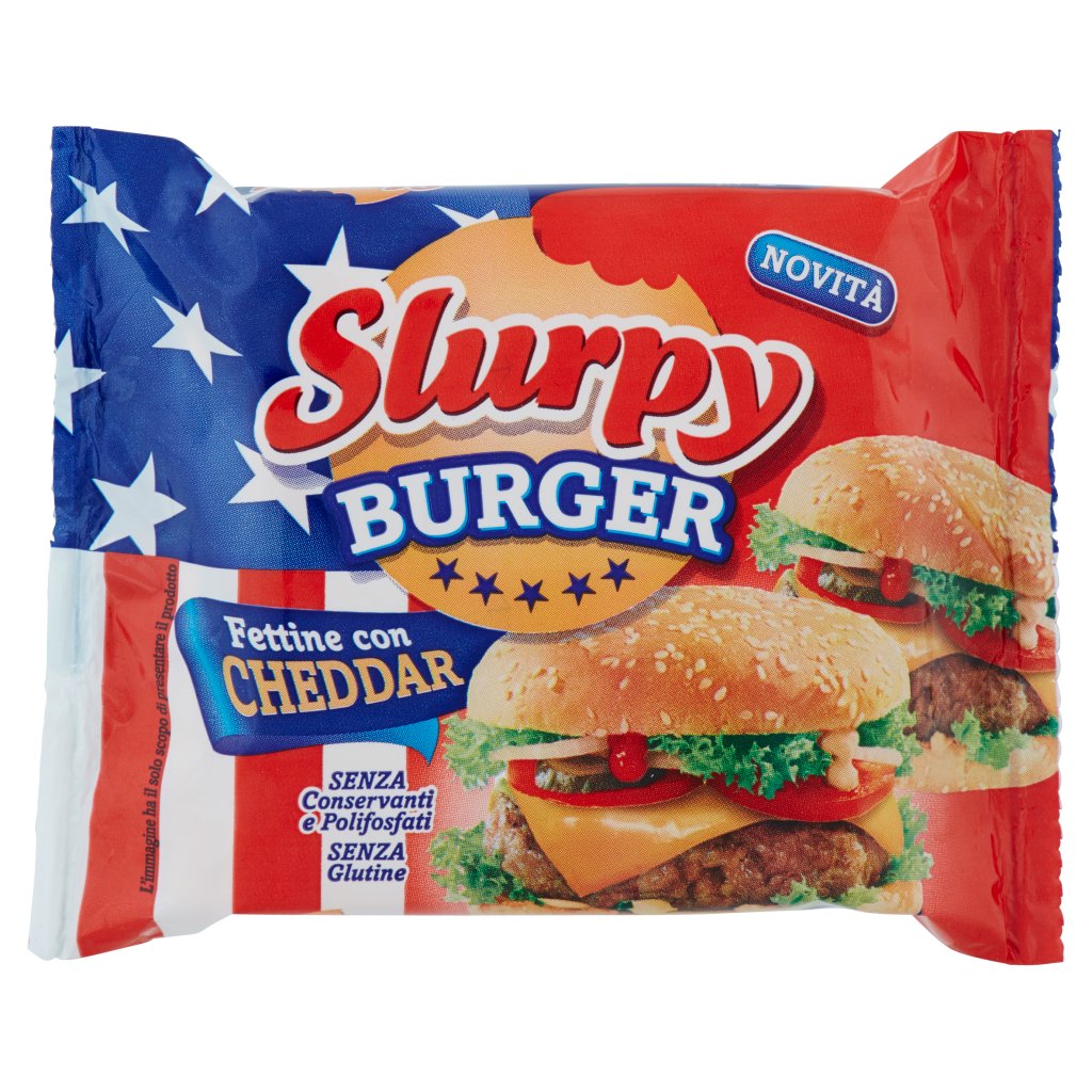 Slurpy Burger Fettine con Cheddar