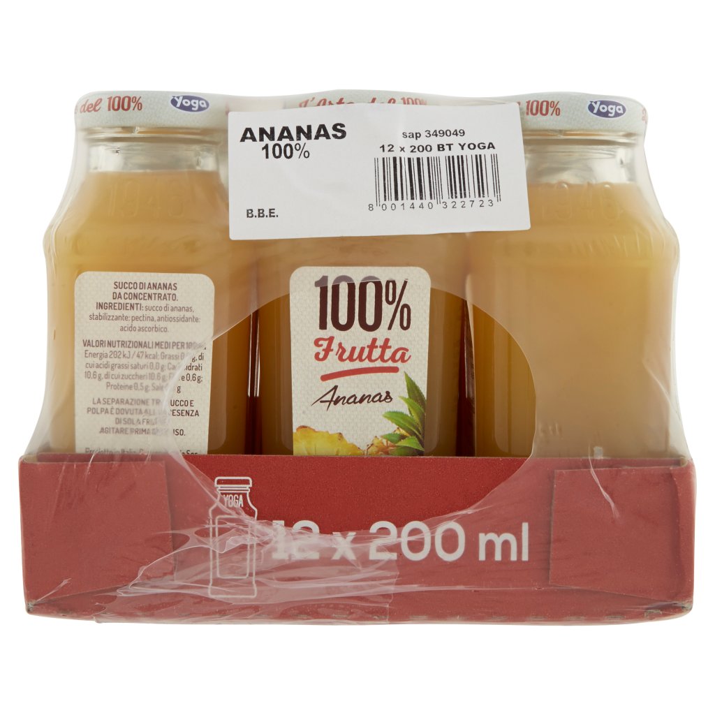 Yoga 100% Frutta Ananas