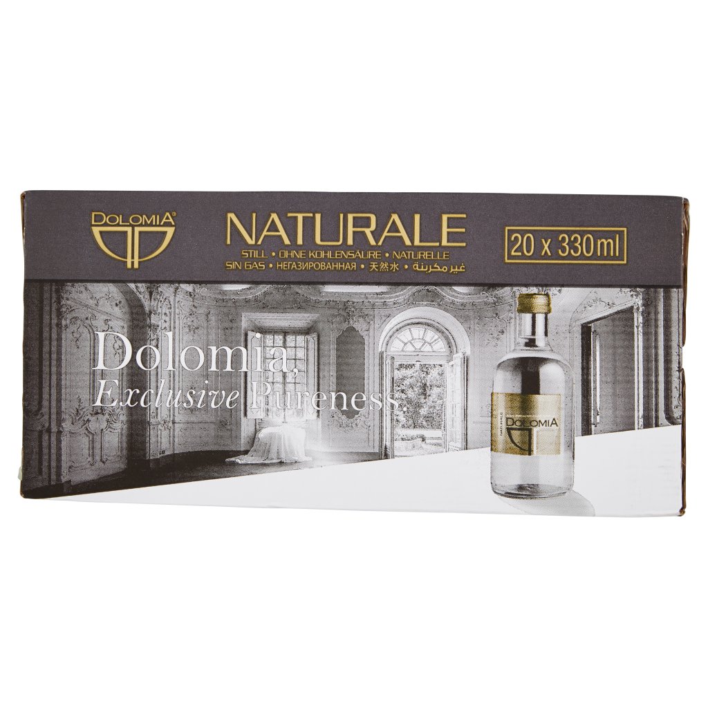 Dolomia Acqua Oligominerale 0,33l x 20 Bt Vap Exclusive Naturale