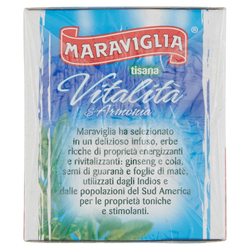 Maraviglia Tisana Vitalità & Armonia 15 Buste Filtro 22,5 g