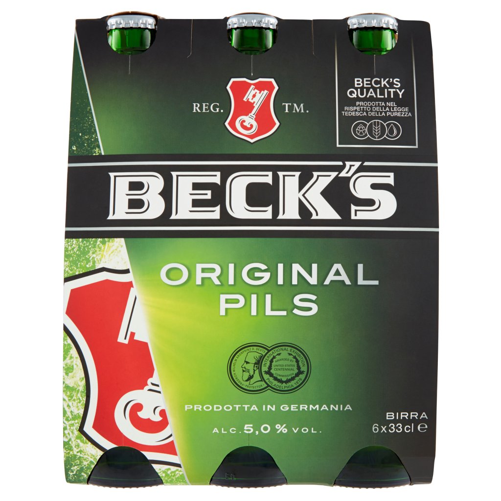 Beck's Beck's Birra Pilsner Tedesca Bottiglia 6x33cl