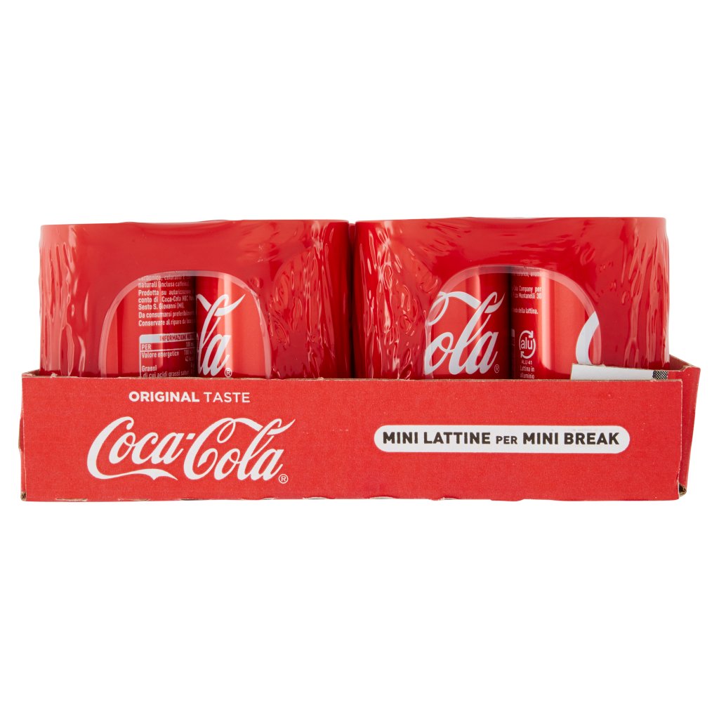 Coca-cola Lattina da 150ml Confezione da 24 Pezzi (4x6)