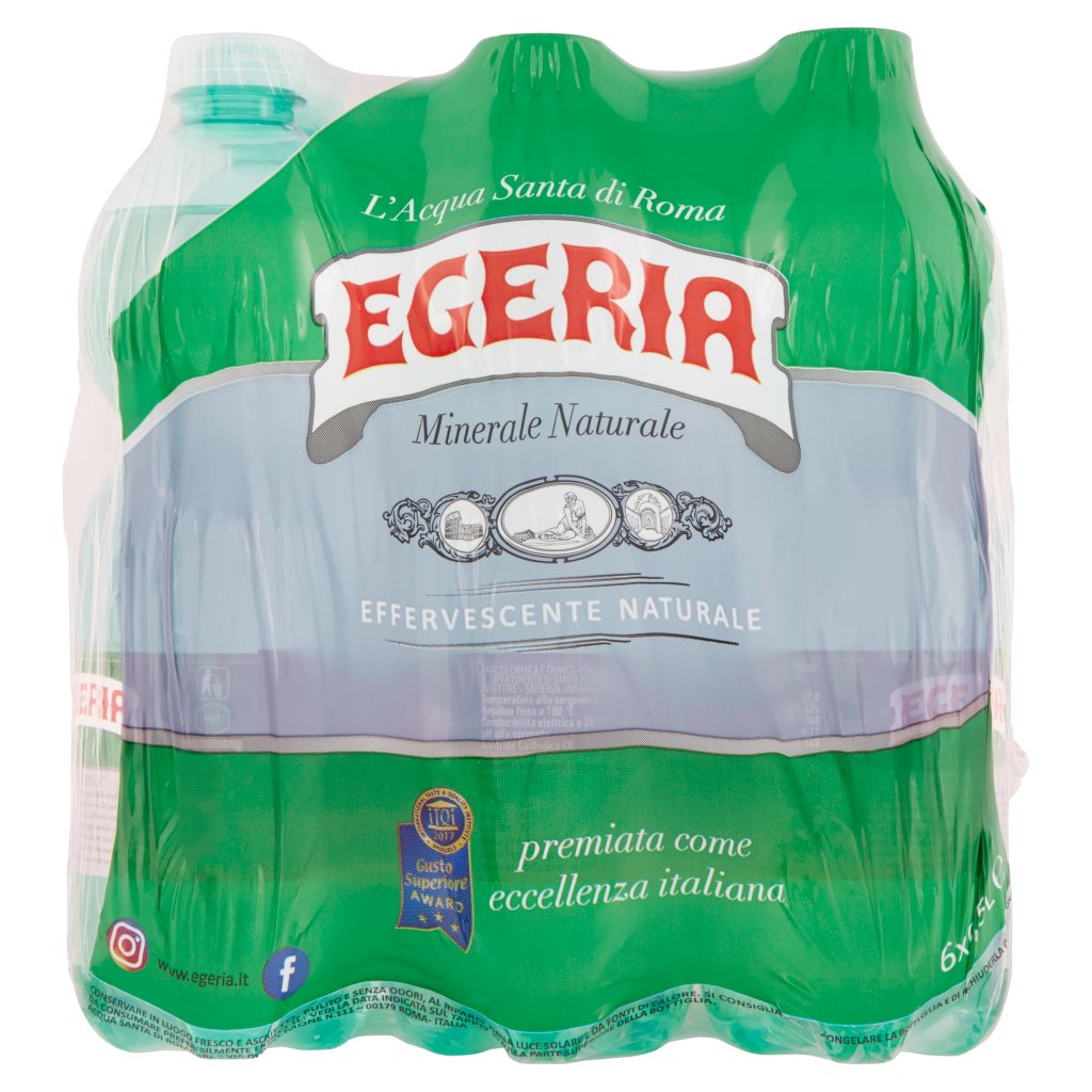 Egeria Effervescente Naturale 6 x 50 Cl