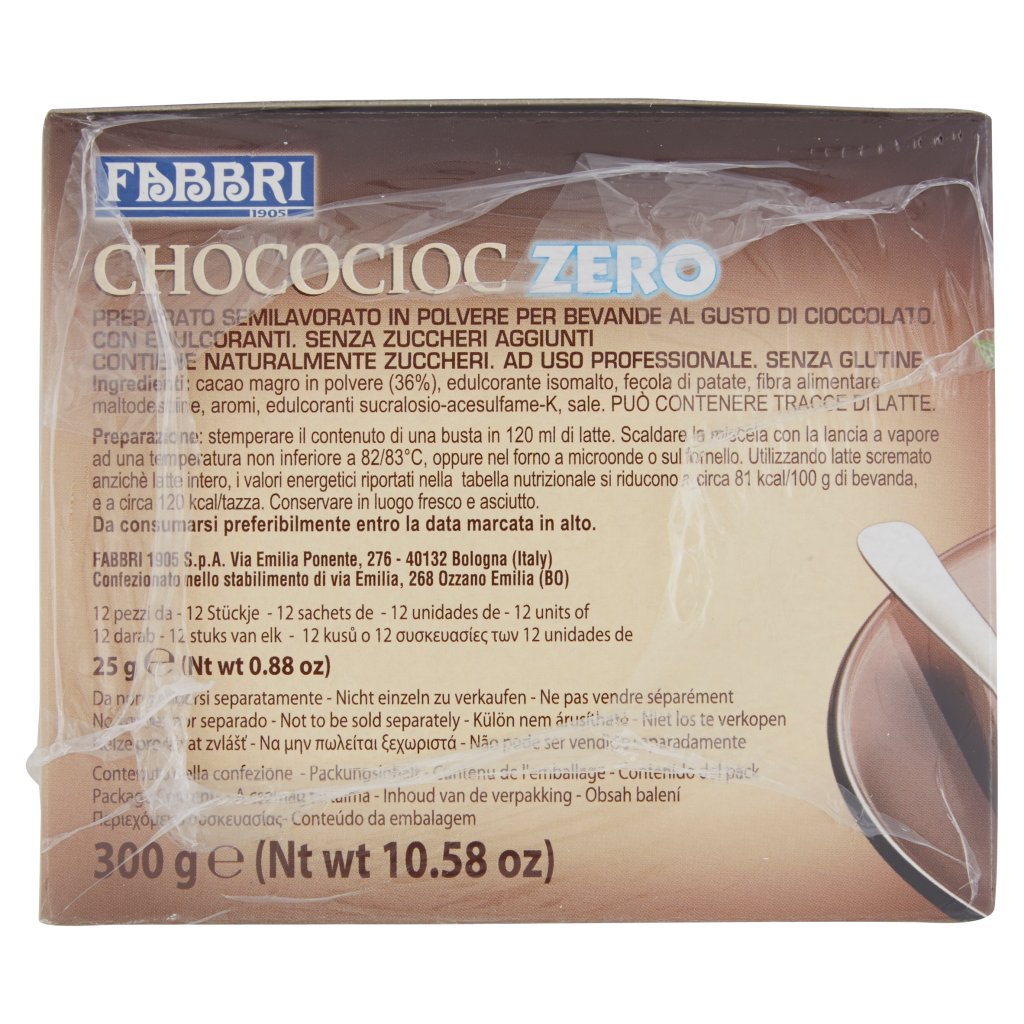 Fabbri Chococioc Zero 12 x 25 g