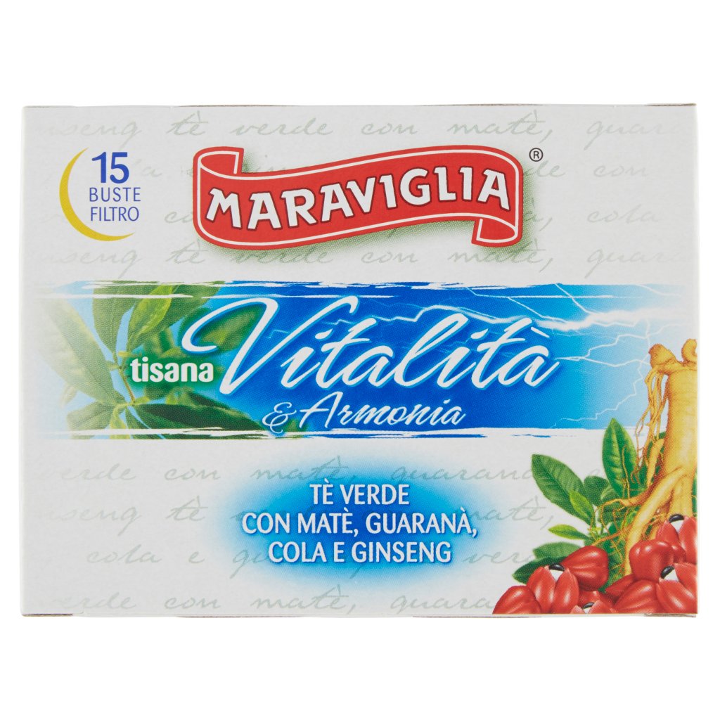 Maraviglia Tisana Vitalità & Armonia 15 Buste Filtro 22,5 g