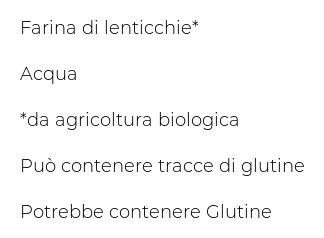 Terranostra Vegan Bio Rigatoni 100% Farina di Lenticchie