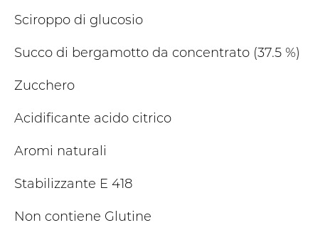 Fabbri Mixy Bar Sciroppo per Uso Professionale Bergamotto