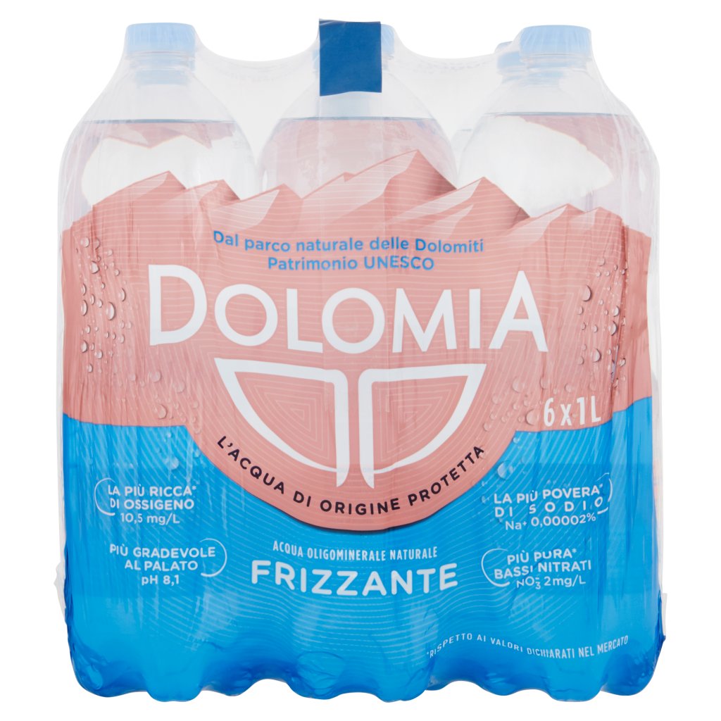 Dolomia Acqua Oligominerale 1l x 6 Bt Premium Frizzante