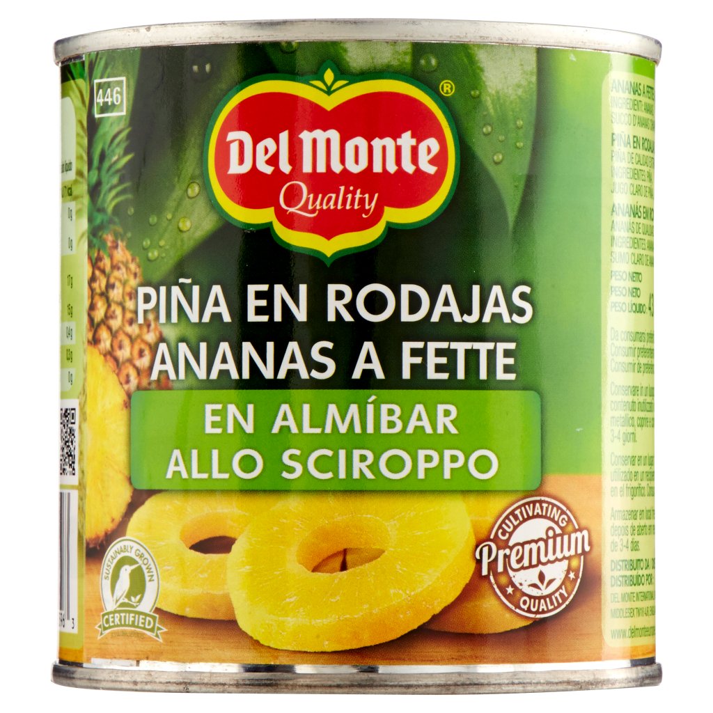 Del Monte Ananas a Fette allo Sciroppo