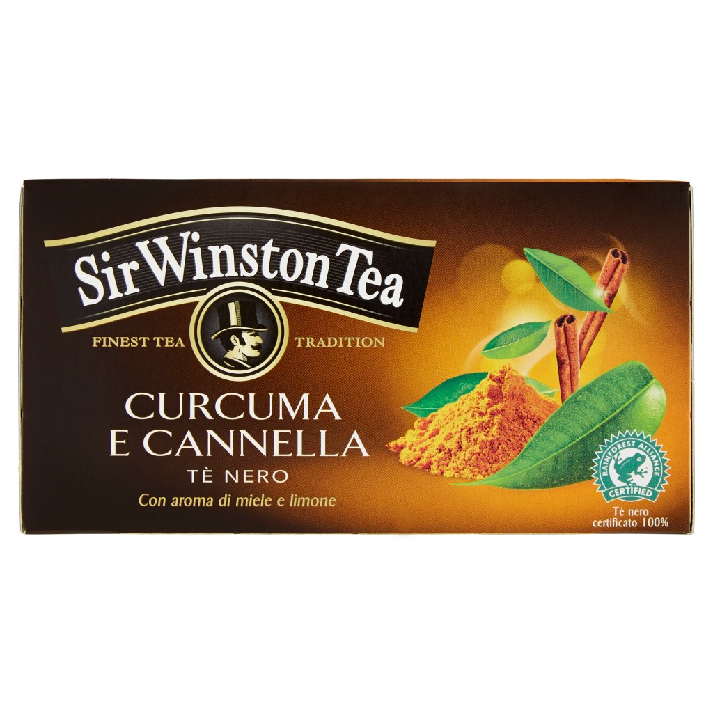 Sir Winston Tea Sir Winston Tea Curcuma e Cannella Tè Nero 20 x 1,75 g