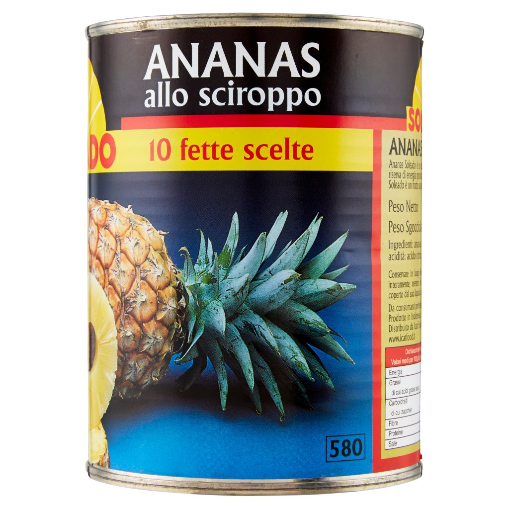 Soleado Ananas allo Sciroppo