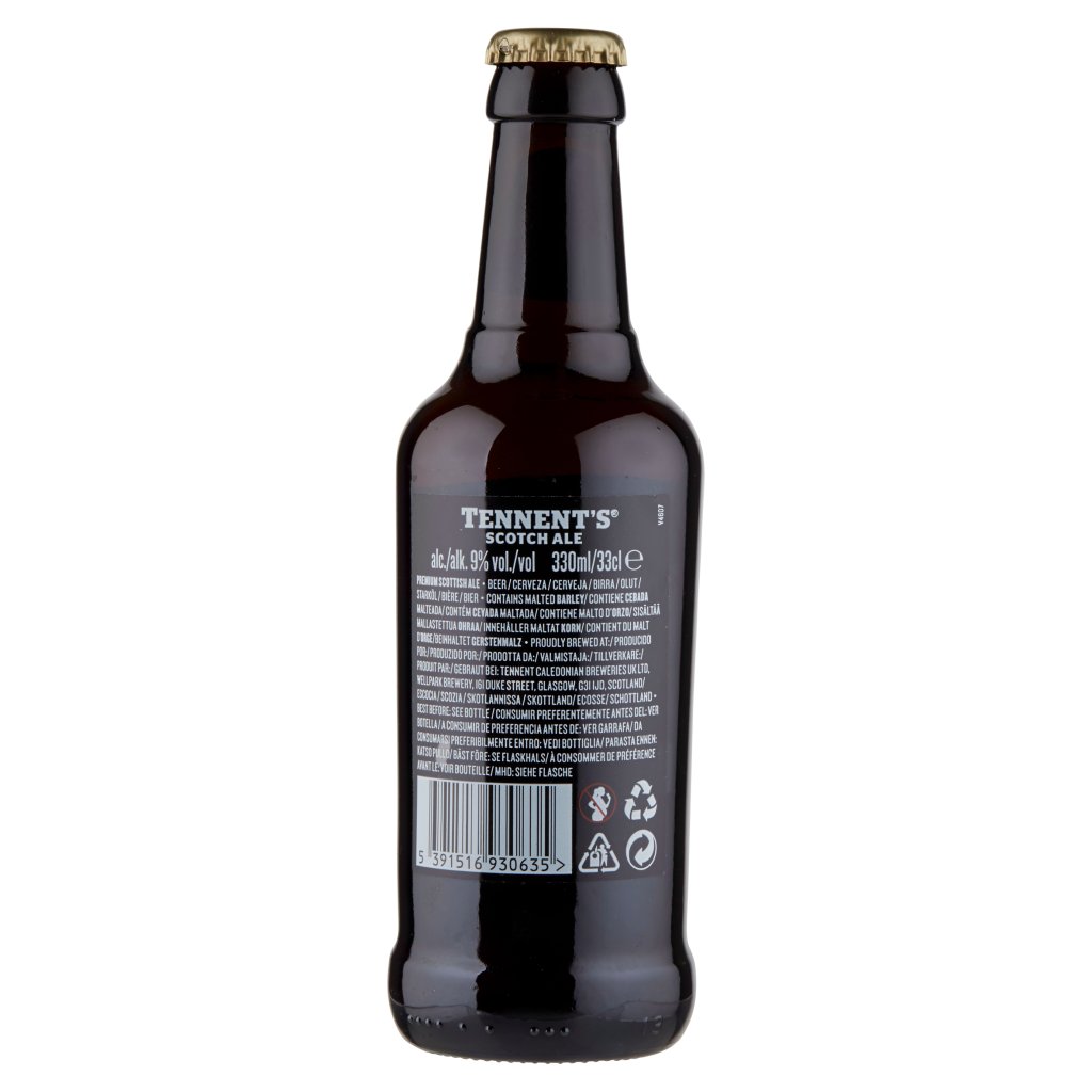 Tennent's Tennent's Scotch Ale Birra Premium Scottish Ale Bottiglia