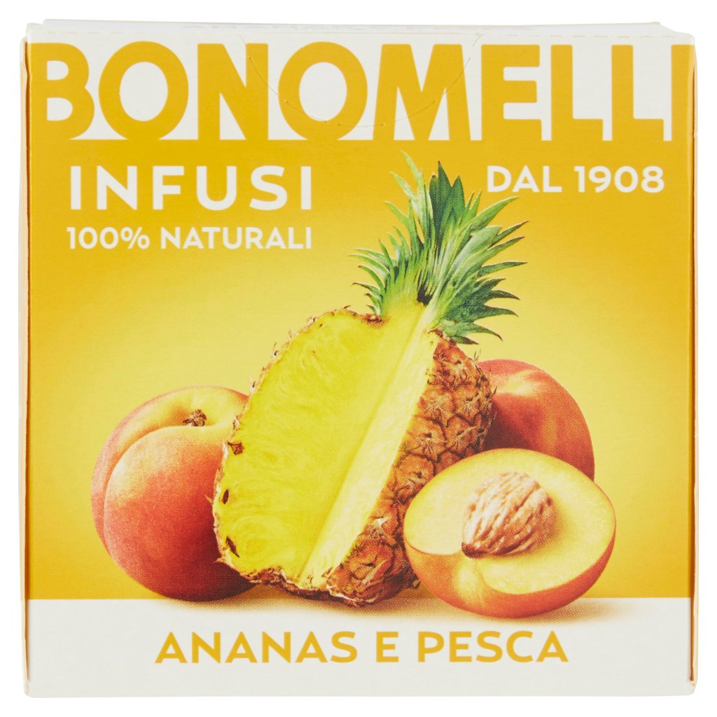 Bonomelli Infusi 100% Naturali Ananas e Pesca 10 Filtri