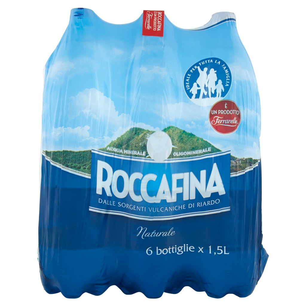 Roccafina Acqua Minerale Oligominerale Naturale 6 x 1,5 l