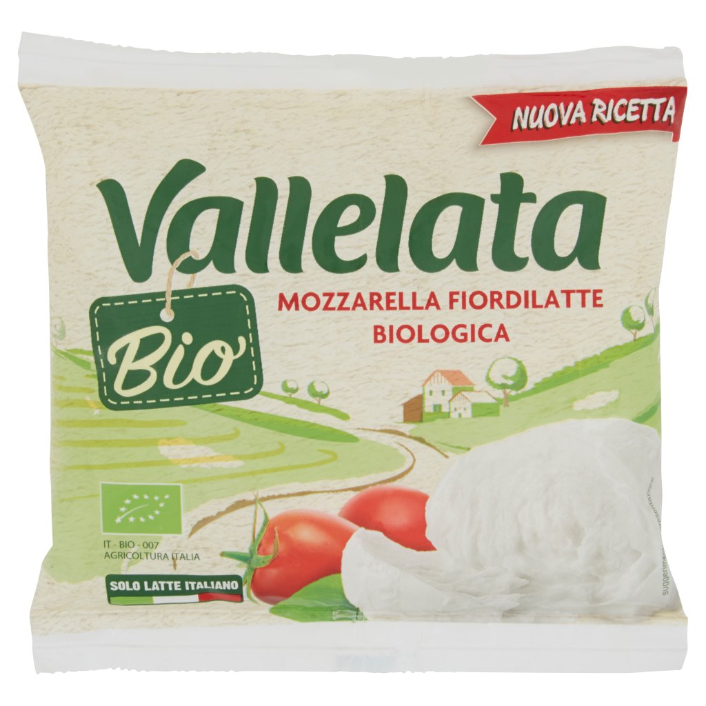 Vallelata Bio Mozzarella Fiordilatte Biologica 100 g