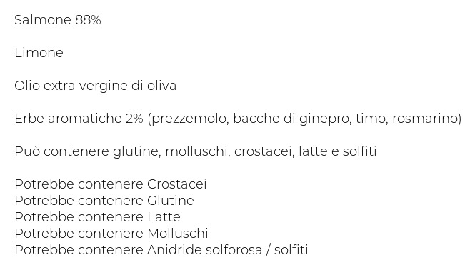 Fresche Bontá Trancio di Filetto di Salmone alle Erbe