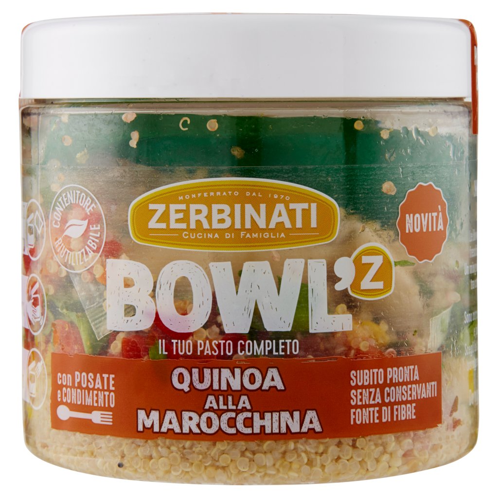 Zerbinati Bowl'z Quinoa alla Marocchina