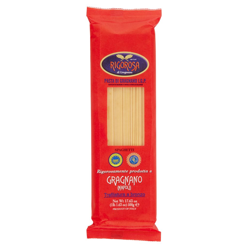 Rigorosa di Gragnano Rigorosa di Gragnano Pasta di Gragnano I.G.P. Spaghetti 500 g