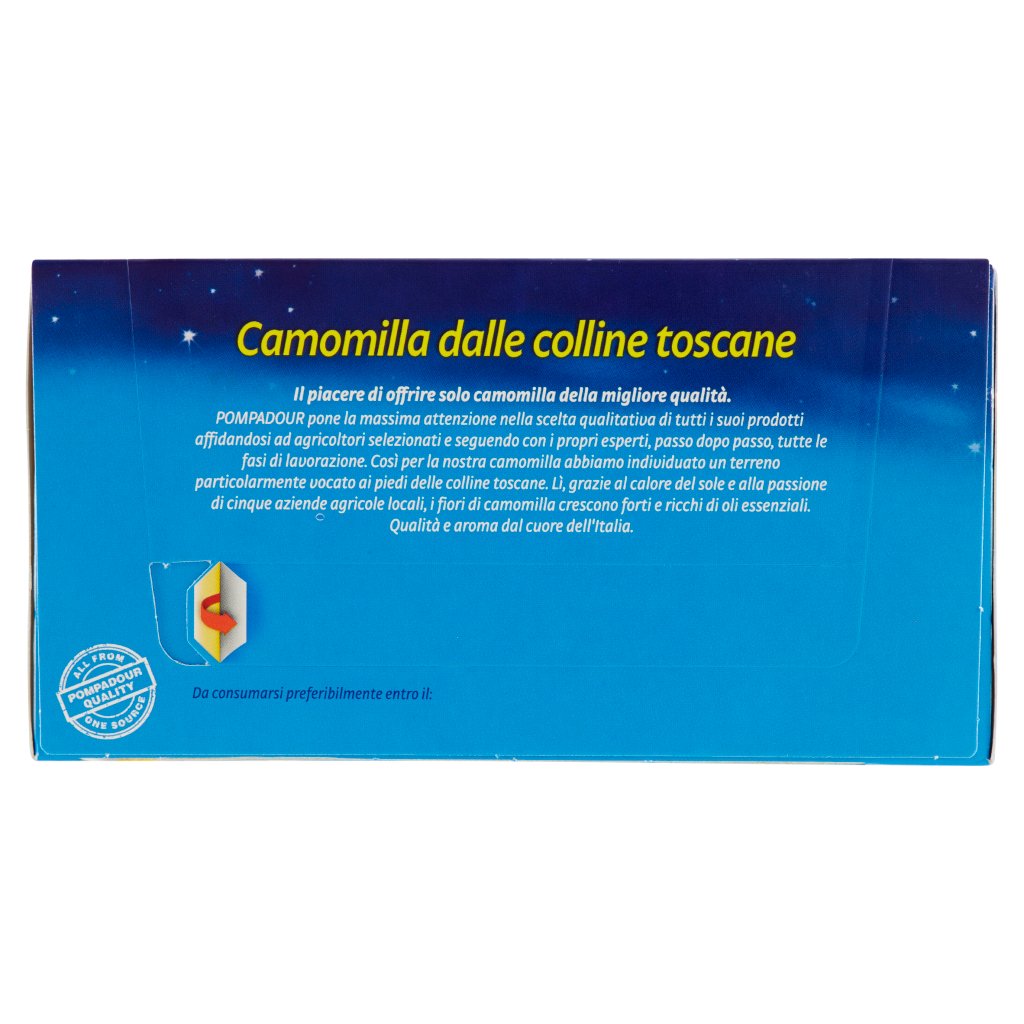 Pompadour Camomilla dalle Colline Toscane 18 x 1,7 g