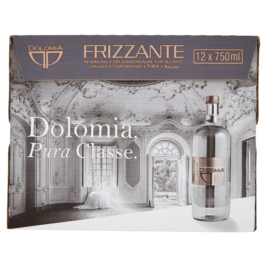 Dolomia Dolomia Acqua Oligominerale 0,75l x 12 Bt Vap Exclusive Frizzante
