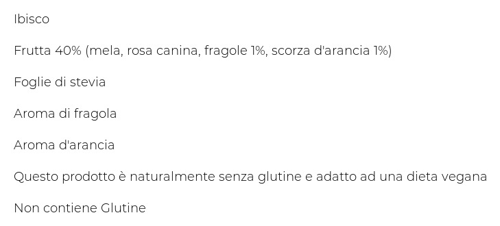 Pompadour Fredde Infusioni Fragola e Arancia 18 x 2,5 g