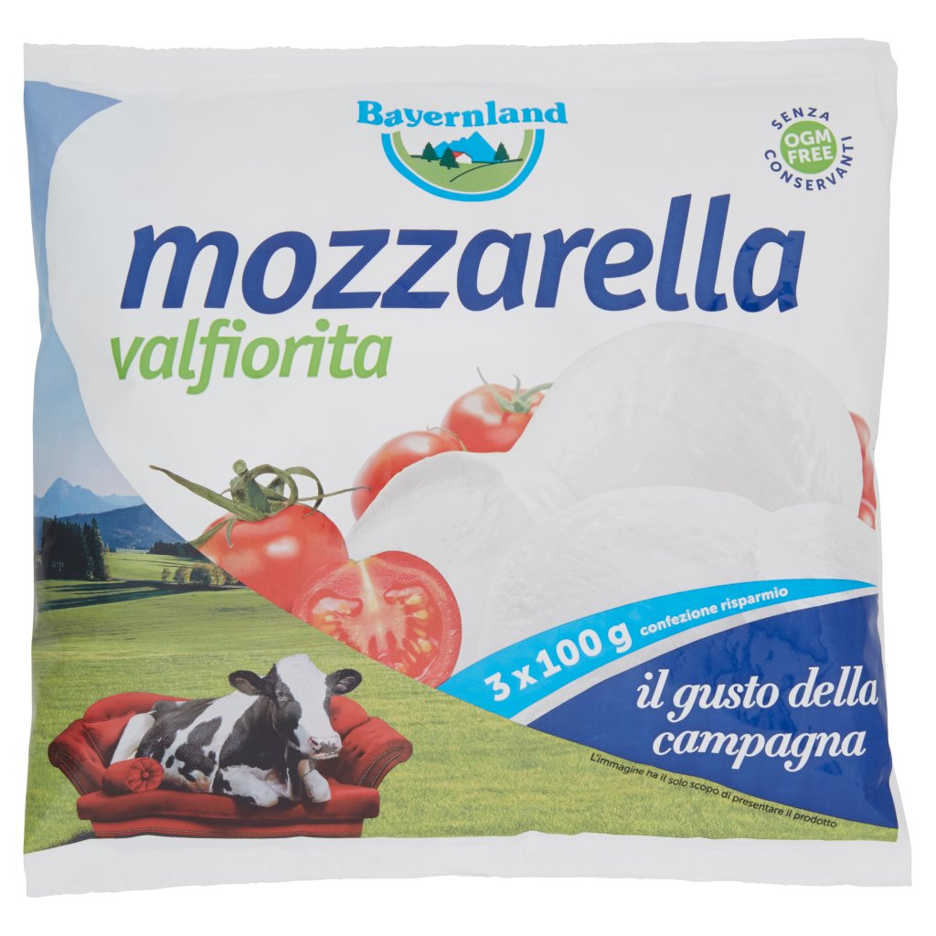 Bayernland Mozzarella Valfiorita 3 x 100 g