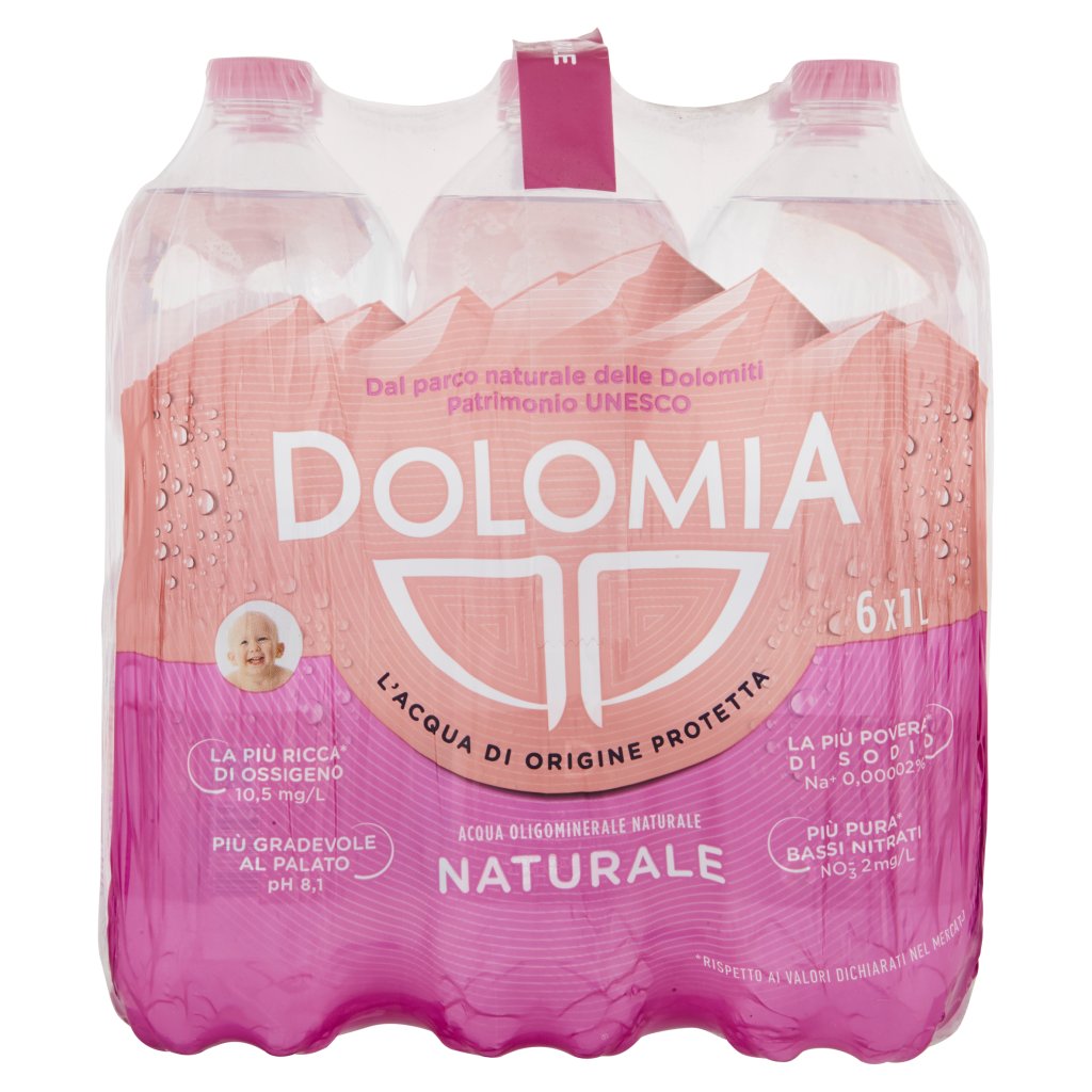 Dolomia Acqua Oligominerale 1l x 6 Bt Premium Naturale