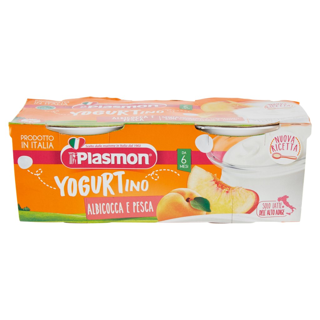 Plasmon Yogurtino Albicocca e Pesca 2 x 100 g