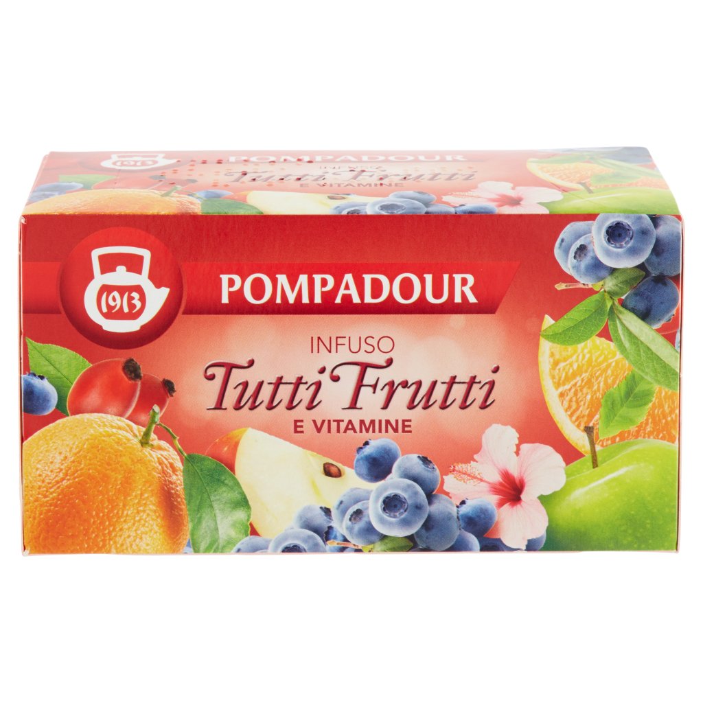 Pompadour Infuso Tutti Frutti  e Vitamine 20 x 3 g
