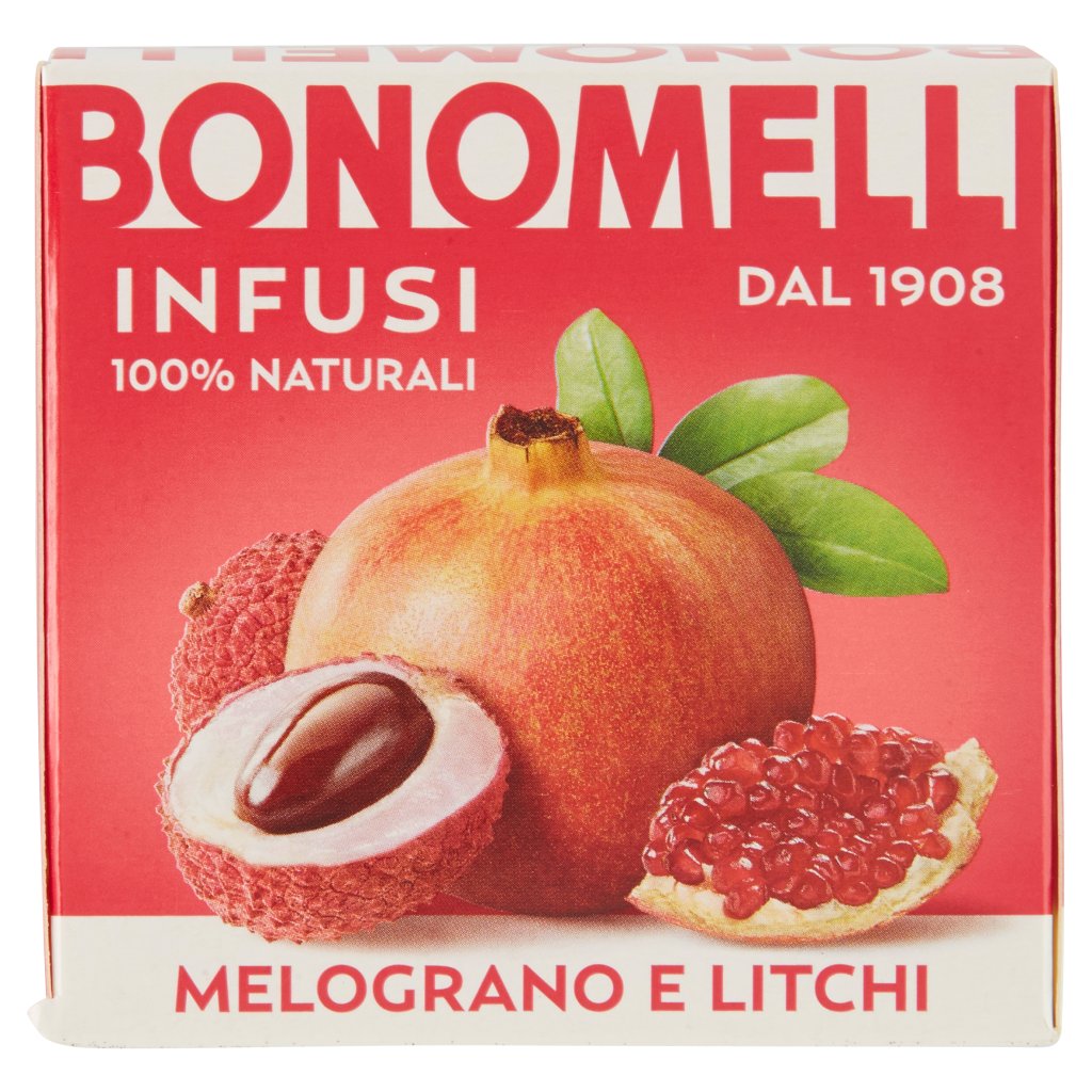 Bonomelli Infusi 100% Naturali Melograno e Litchi 10 Filtri