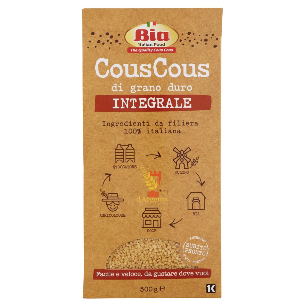 Bia Couscous di Grano Duro Integrale  Esclusiva Coop