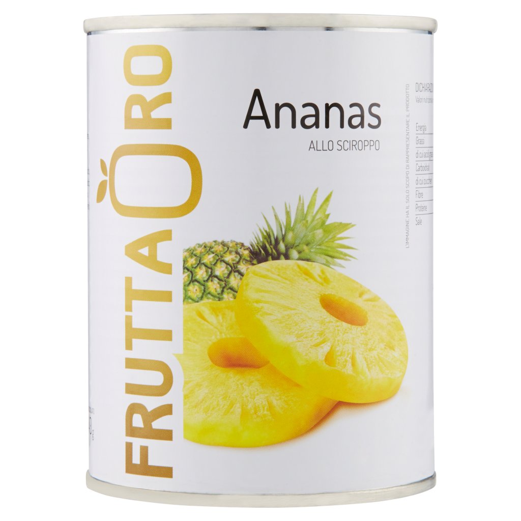 Frutta Oro Ananas Sciroppate la Gr565 Frutta Oro